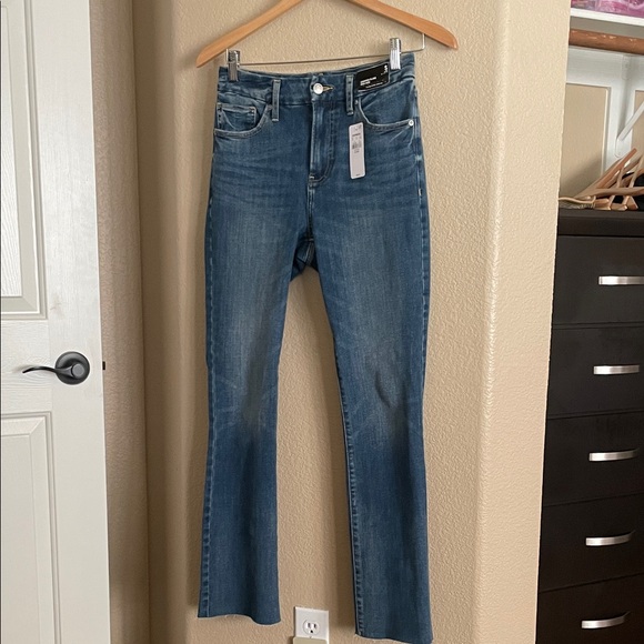 Express Denim - Express Cropped Flare High Rise Women’s Jeans Size S (Long)